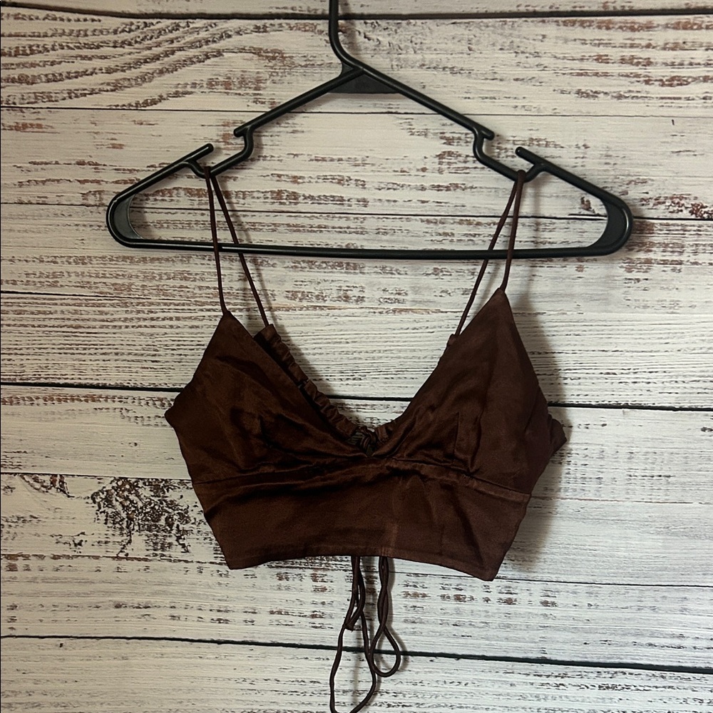 Brown Zara Crop Top size XS